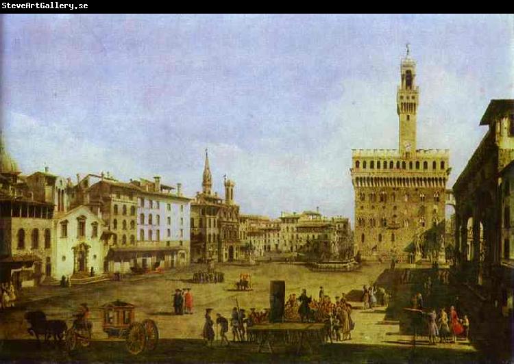 Bernardo Bellotto Signoria Square in Florence.